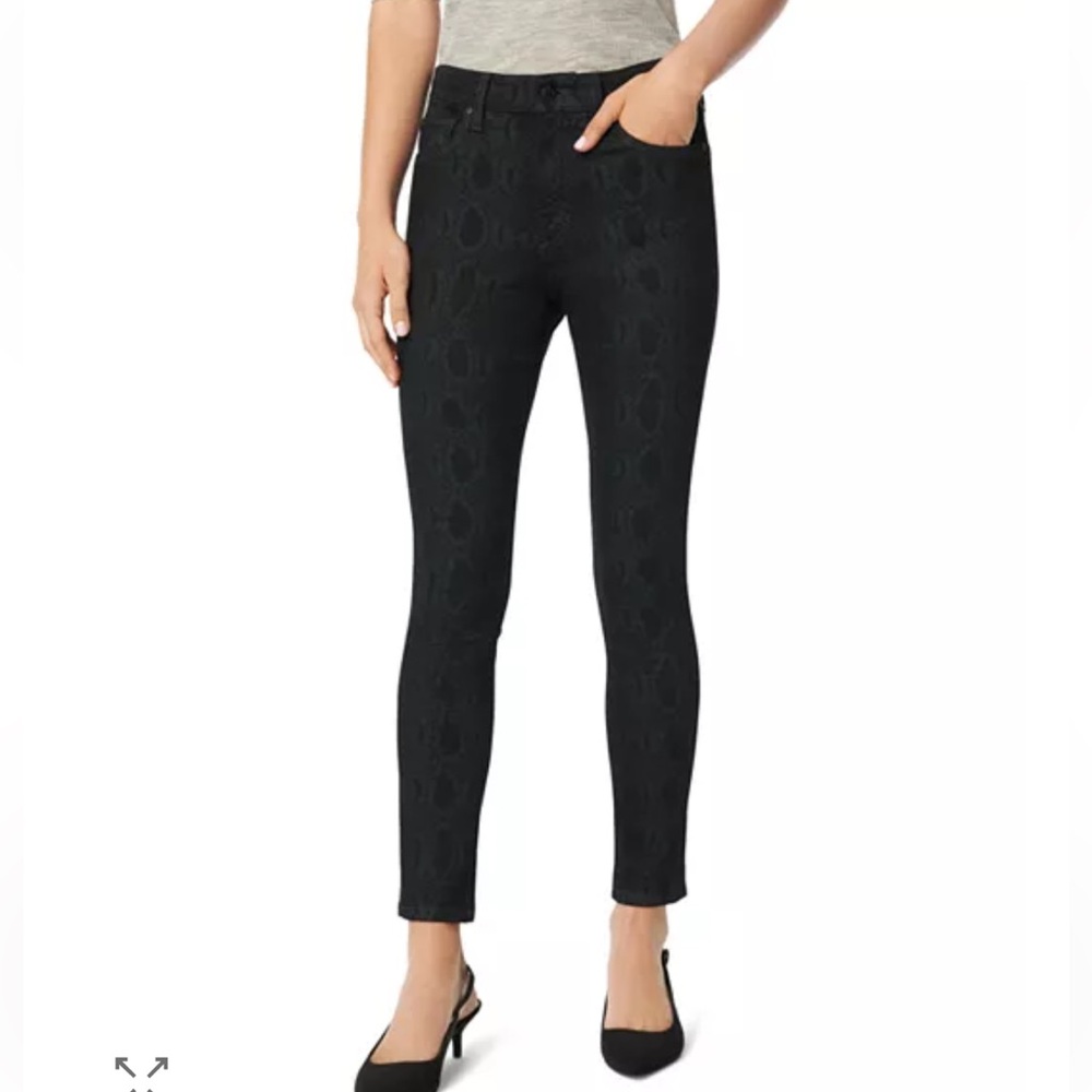 Joe's Jeans The Icon Skinny Ankle Jeans in Black Snake